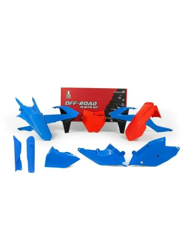 Комплект пластика R-Tech KTM SXSX-F 16-18, XCXC-F 17-18 (R-KITKTM-CL0-518) Сине-Оранжево-Черный R-Tech r-kitktm-cl0-518