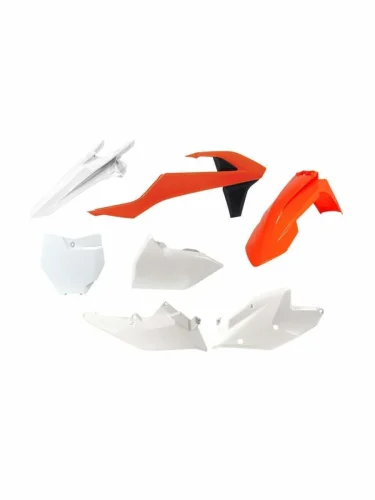 Комплект пластика R-Tech KTM SXSX-F 16-18, XCXC-F 17-18 (R-KITKTM-OEM-516) Бело-Оранжево-Черный R-Tech r-kitktm-oem-516