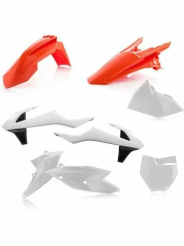 Комплект пластика R-Tech KTM SXSX-F 16-18, XCXC-F 17-18 (R-KITKTM-OEM-526) Бело-Черно-Оранжевый R-Tech r-kitktm-oem-526