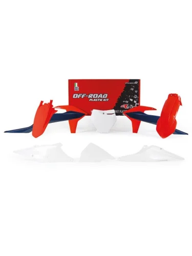 Комплект пластика R-Tech KTM SXSXF 19-22, XCXCF 19-22 (R-KITKTM-OEM-601) Бело-оранж-синий R-Tech r-kitktm-oem-601