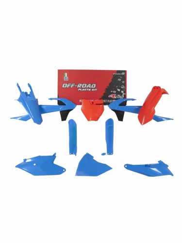 Комплект пластика R-Tech KTM SX85 18-22 (R-KITKTM-CL0-185) оранжевый-голубой R-Tech r-kitktm-cl0-185