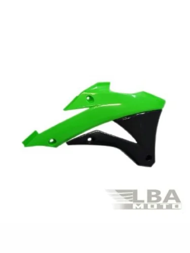 Обтекатели радиатора R-Tech Kawasaki KX85 14-17, KX100 14-17 (R-CVKX0VENR14) зеленыечерные R-Tech r-cvkx0venr14