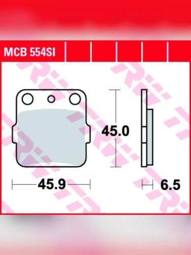 Тормозные колодки TRW MCB554SI TRW mcb554si