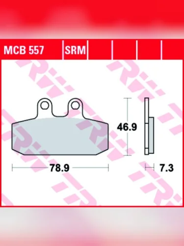Тормозные колодки TRW MCB557 TRW mcb557