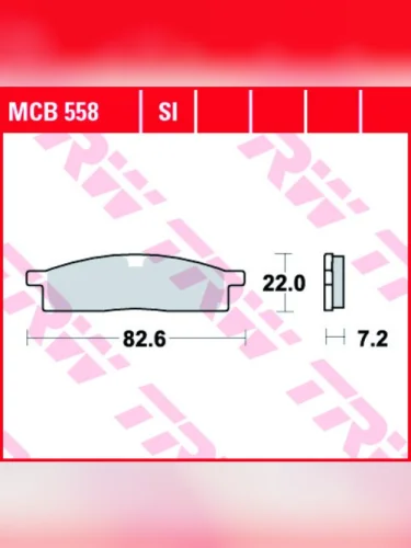 Тормозные колодки TRW MCB558SI TRW mcb558si