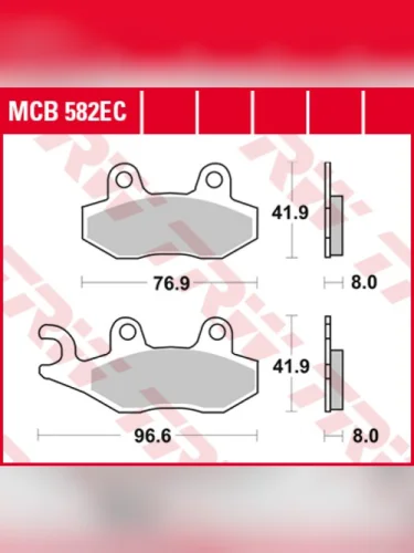 Тормозные колодки TRW MCB582EC TRW mcb582ec