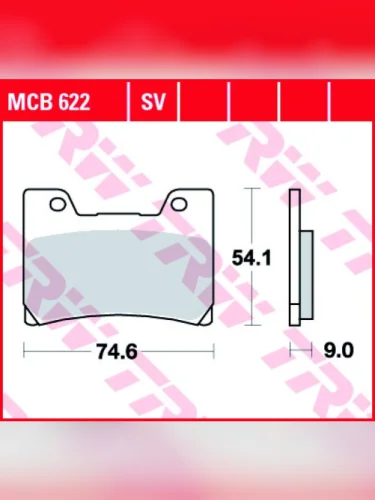 Тормозные колодки TRW MCB622SV TRW mcb622sv