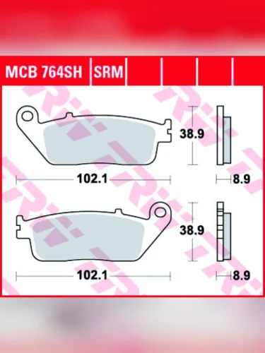 Тормозные колодки TRW MCB764SH TRW mcb764sh