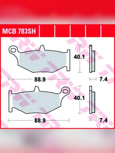 Тормозные колодки TRW MCB783SH TRW mcb783sh