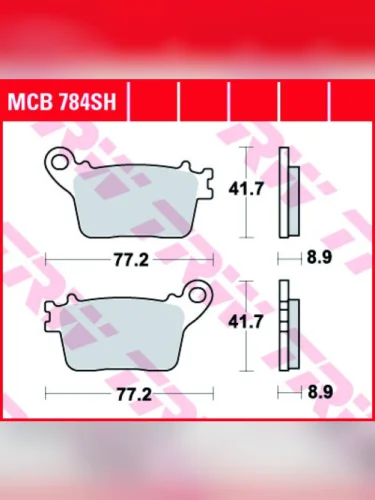 Тормозные колодки TRW MCB784SH TRW mcb784sh