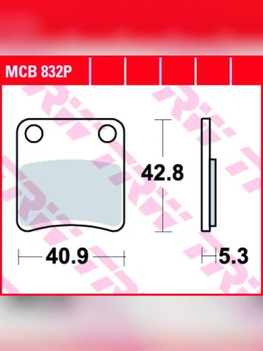Тормозные колодки TRW MCB832P TRW mcb832p