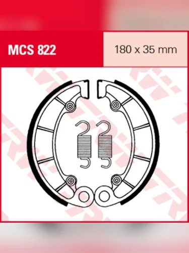 Тормозные колодки TRW MCS822 TRW mcs822