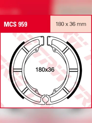 Тормозные колодки TRW MCS959 TRW mcs959