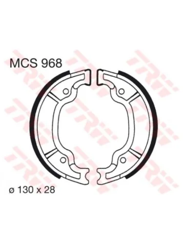 Тормозные колодки TRW MCS968 TRW mcs968