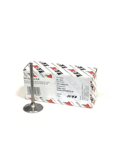 Впускной Титановый клапан X-TI для мотоцикла Honda CRF450R 02-08 Клапаны XT-I xti-crf450-08in