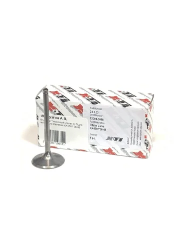 Впускной Титановый клапан X-TI для мотоцикла Kawasaki KX450F 06-08 Клапаны XT-I xti-kx450f-08in