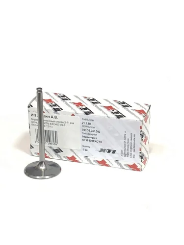 Впускной Титановый клапан X-TI для мотоцикла KTM EXC400 09-11, EXC450500 12-13 Клапаны XT-I xti-exc400-10in