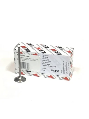 Впускной Титановый клапан X-TI для мотоцикла Yamaha YZ450F 03-09, WR450F 03-15 Клапаны XT-I xti-yzf450-09-1in