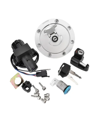 Крышка бензобака, замок зажигания, замок бардачка и комплект ключей для мотоцикла Honda CB400 92 Запчасти CB400 пм-00001434