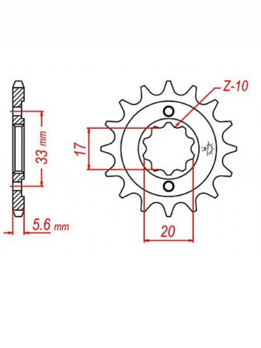 Звезда передняя ведущая M-CAX 2457113 13 Зубов ( JTF430 13 ) Комиссионные товары от Клима пм-00017591