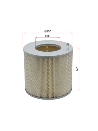 Фильтр воздушный TOYOTA LITEACETOWNACE 96-01 2CDYNA 87-01 1 2 3 YHILUX 22R  2Y SAT st-17801-54070