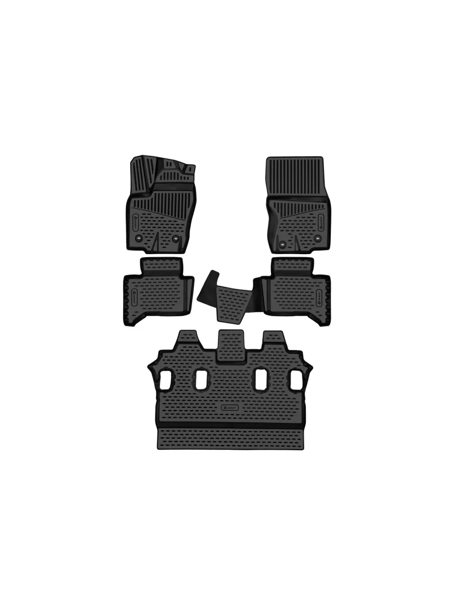 Коврики 3D в салон Element  Toyota Land Cruiser Prado (2023-2025) J250 (черные)  в Самаре Самарской области