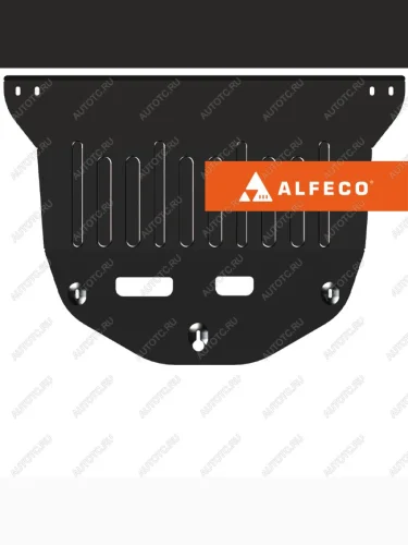 Защита картера и КПП (V-2,0 45 TFSI quattro Roadjet) (рынок Китая) ALFECO (сталь 2 мм) Audi Q6 (2022-2025)
