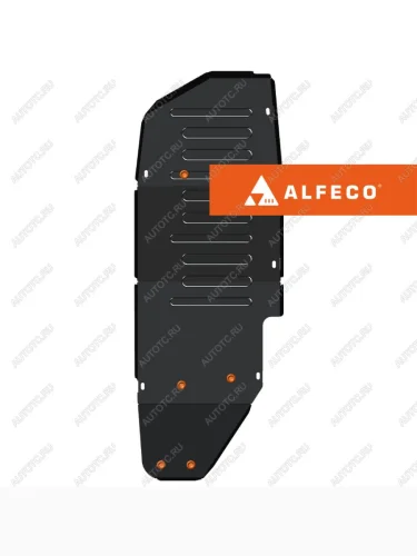 Защита топливного бака (V-3,0 EcoBoost V6 бензин) ALFECO (сталь 2 мм) Ford Ranger DoubleCab (2022-2025)