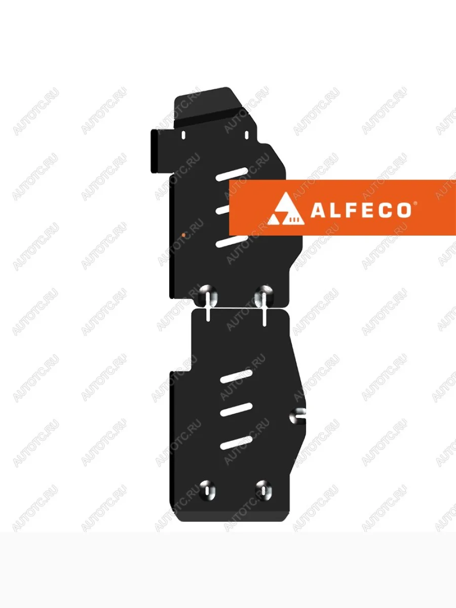 Защита топливопровода (2 части)(V-all FWD) ALFeco Jetour T2 (2024-2025) (сталь 2 мм)  в Керчи Республика Крым