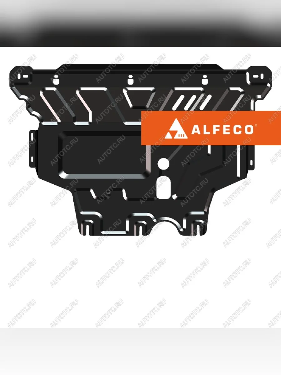 Защита картера и КПП (авто для Корейкого рынка)(V-all) ALFECO Volkswagen Tiguan Mk2 дорестайлинг (2016-2020) (сталь 2 мм)  в Самаре Самарской области