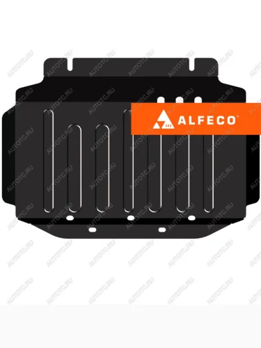 Защита редуктора переднего моста (V-all 4WD) ALFECO (алюминий 4 мм) Haval H9 (2024-2025)