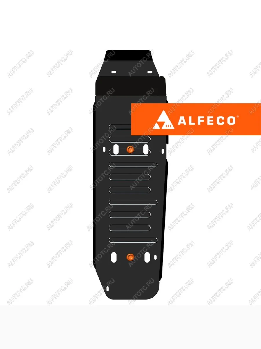 Защита топливного бака (V-4,0 4WD) ALFECO Toyota Tacoma N200 PickUp DoubleCab рестайлинг (2012-2015) (алюминий 4 мм)  в Воронеже Воронежской области