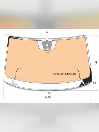 Стекло лобовое (Обогрев полный Камера Датчик дождя Молдинг) Skoda Karoq 17-  Volkswagen Taos 20- SISECAM 7821agachmvz1c