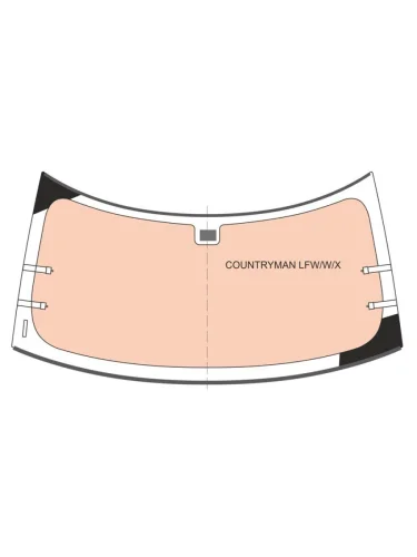 Стекло лобовое (Обогрев полный Датчик дождя Молдинг) Mini Countryman Cooper 10-14 XYG countryman lfwwx