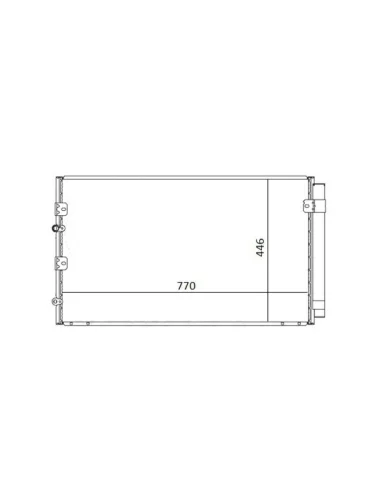 Радиатор кондиционера Toyota Estima 00-05  Previa 00-07 SAT st-tya4-394-0