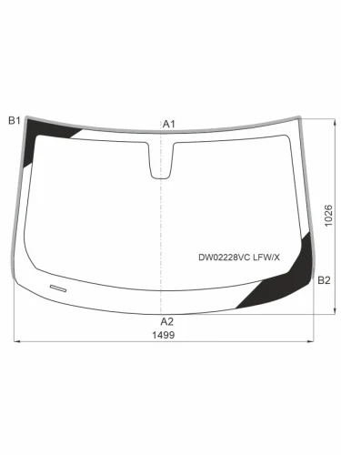 Стекло лобовое (Молдинг 4D SED) Chevrolet Malibu 15- XYG dw02228-vc lfwx
