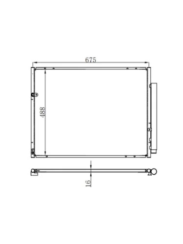 Радиатор кондиционера Toyota Alphard (H10) 02-08 SAT st-ty30-394-0