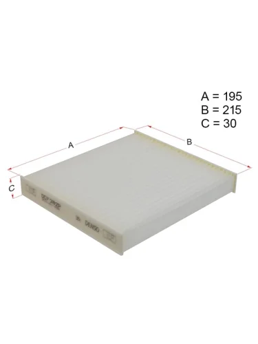 Фильтр салона TOYOTA LAND CRUISER 200 07-PRADO 150 09-CAMRY 40 06-CAMRY 50 11-COROLLA DENSO dcf382p