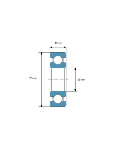 Подшипник 255215  шариковый KOYO 6205-2rs
