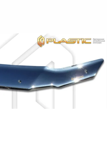 Дефлектор капота CA-Plastic (Серия Хром серебро) Suzuki Solio MA37S,MA47S,MA27S хэтчбэк 5 дв. (2020-2025)