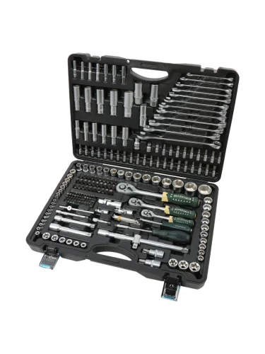 Набор инструментов 216 предметов слесарно-монтажный 12,14,38 6-ти гран. (доп 3 пред) ROCKFORCE ROCKFORCE rf-38841+3