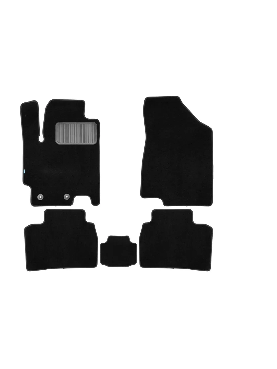 Коврики в салон (текстиль) Klever Premium Москвич 6 лифтбэк (2023-2025) (черные)  в Керчи Республика Крым