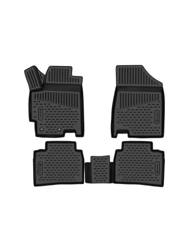 Коврики 3D в салон Element (черные) Москвич 6 (2023-2025) лифтбэк