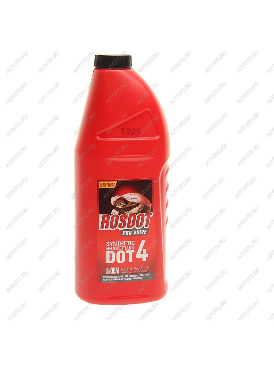 Жидкость тормозная DOT-4 910г Pro Drive ROSDOT с доставкой в г. Кемерово