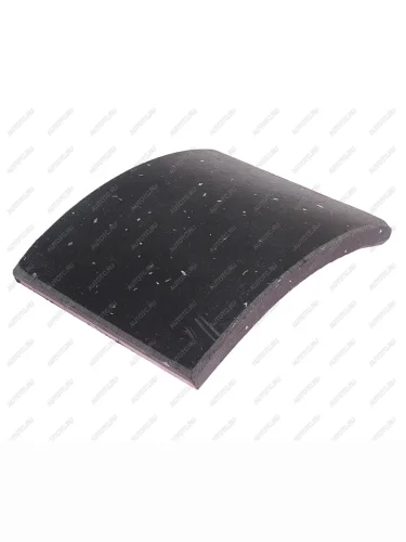 Накладка тормозной колодки МАЗ,КРАЗ-6510 передней Wшир.=160мм;Lдуги=186мм;hтолщ.=18мм АТИ