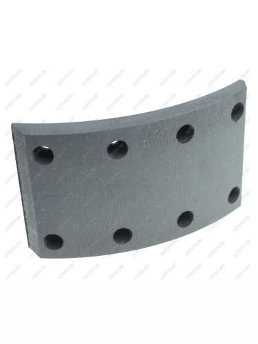 Накладка тормозной колодки УРАЛ-55571Х сверл. Wшир.=120мм;Lдуги=205мм;hтолщ.=1419мм БзАТИ