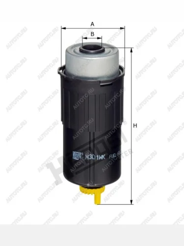 Фильтр топливный LIBHERR JOHN DEERE HENGST