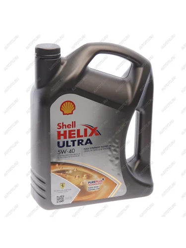 Масло моторное HELIX ULTRA 5W40 A3B4SN+ синт 4л SHELL