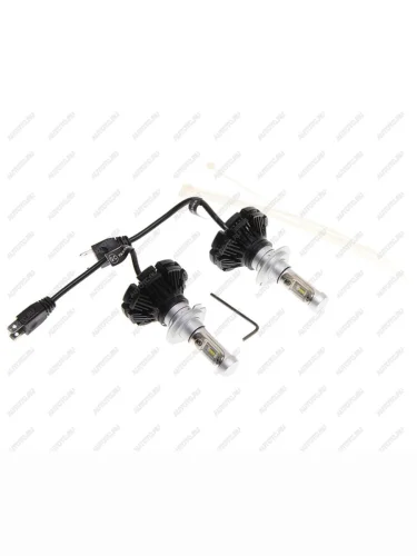 Лампа светодиодная 12V H7 PX26d 6200K 6 светодиодов блистер (2шт.) MEGAPOWER