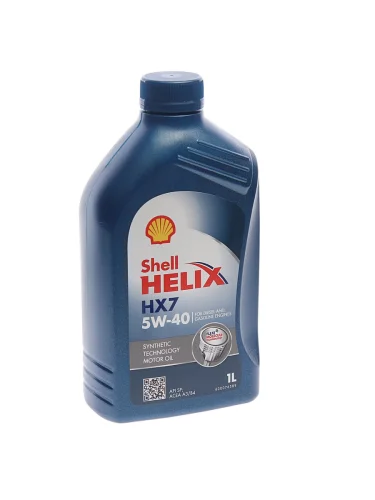 Масло моторное HELIX HX-7 5W40 A3B4SP псинт.1л SHELL